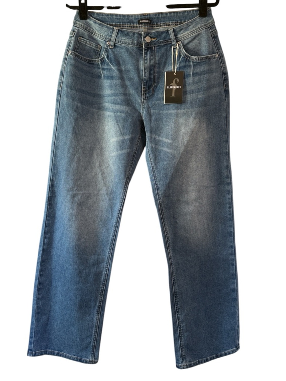 Flamingals High Rise Straight Leg Jeans NWT